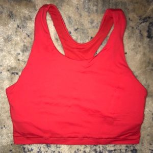 Red Lululemon Sports Bra